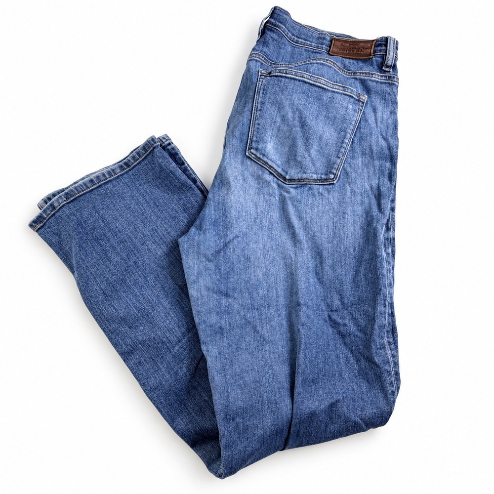 Lauren Ralph Lauren LRL Classic Straight Leg Jeans Blue Medium Wash Womens 14